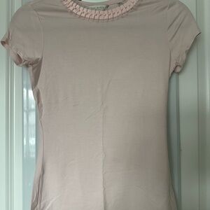 Ted Baker Light Pink Short Sleeve Top